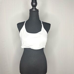 White Halter Crop Top NWOT